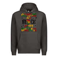 Smoke minding my black owned business Premium Hoodie - MaliasSmallBusiness