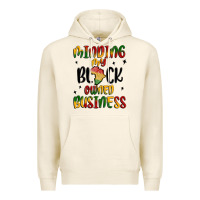 Tofu minding my black owned business Premium Hoodie - MaliasSmallBusiness