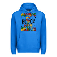 True Royal minding my black owned business Premium Hoodie - MaliasSmallBusiness
