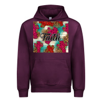 Mauve Wine faith Urban Hoodie - NancyCooperArtShop