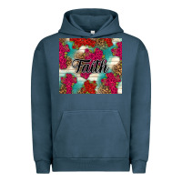 Pigment Midnight Navy faith Urban Hoodie - NancyCooperArtShop
