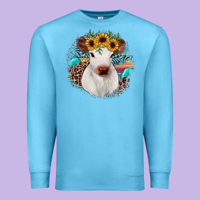 Western Calf Premium Sweatshirt Designed By Jahusdesignshop