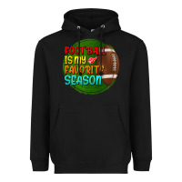 Black football is my favorite season Heavyweight Hoodie - BundleAndBundleShop