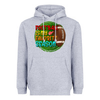 Heather Grey football is my favorite season Heavyweight Hoodie - BundleAndBundleShop