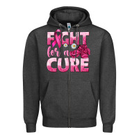 Fight For A Cure Zipper Hoodie | Teevron