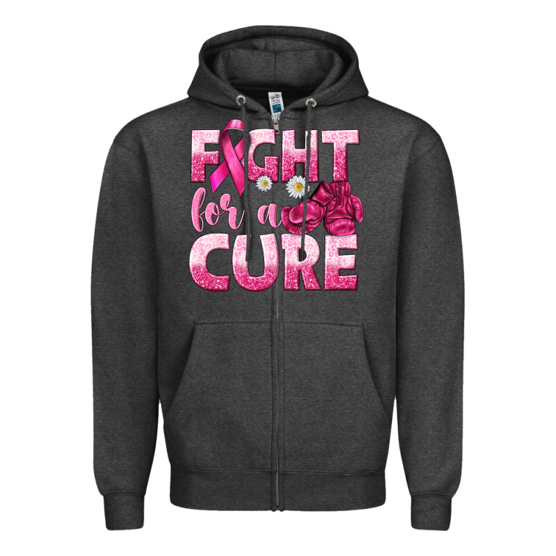 Fight For A Cure Zipper Hoodie by texasbilliewilder | Teevron