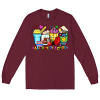 Burgundy last day of school coffee cups Long Sleeve Tee - Zillion Design Studio