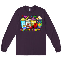 Plum last day of school coffee cups Long Sleeve Tee - Zillion Design Studio