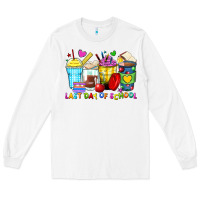 White last day of school coffee cups Long Sleeve Tee - Zillion Design Studio