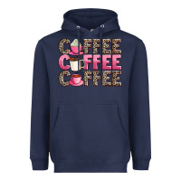 Navy coffee coffee coffee Heavyweight Hoodie - AdoDesignShop