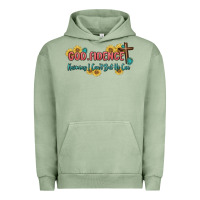 Pigment Oil Green god fidence Urban Hoodie - MaliasSmallBusiness