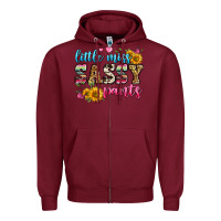 Burgundy western little miss sassy pants Zipper Hoodie - Zillion Design Studio