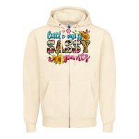 Sandshell western little miss sassy pants Zipper Hoodie - Zillion Design Studio