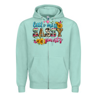 Seafoam western little miss sassy pants Zipper Hoodie - Zillion Design Studio