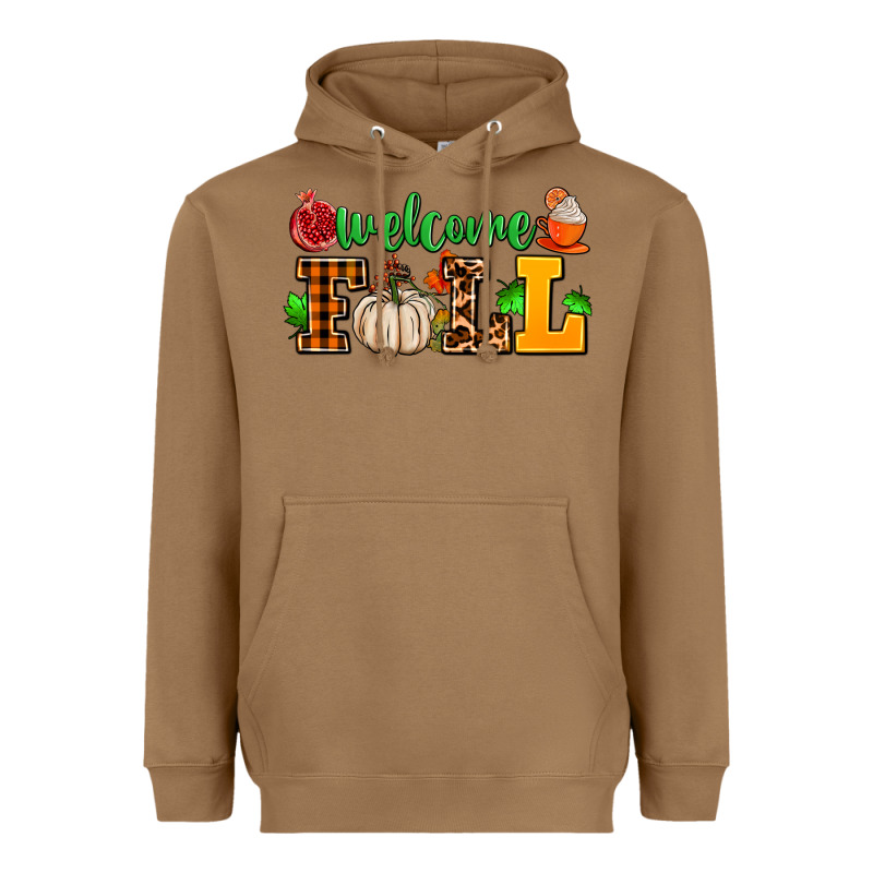 Welcome Fall Heavyweight Hoodie by AdoDesignShop | Teevron
