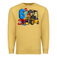 Antique Gold forklift birthday six Premium Sweatshirt - Artiststas