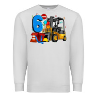 Dove Grey forklift birthday six Premium Sweatshirt - Artiststas