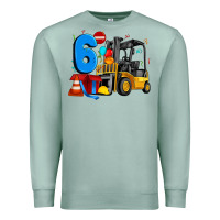Seafoam forklift birthday six Premium Sweatshirt - Artiststas