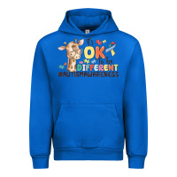 Cobalt its ok to be different Urban Hoodie - MaliasSmallBusiness