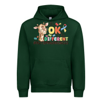 Forest Green its ok to be different Urban Hoodie - MaliasSmallBusiness