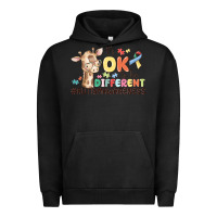 Pigment Black its ok to be different Urban Hoodie - MaliasSmallBusiness