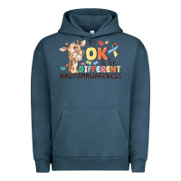 Pigment Midnight Navy its ok to be different Urban Hoodie - MaliasSmallBusiness