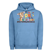 Pigment Pebble Blue its ok to be different Urban Hoodie - MaliasSmallBusiness