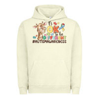 Pigment Pistachio its ok to be different Urban Hoodie - MaliasSmallBusiness