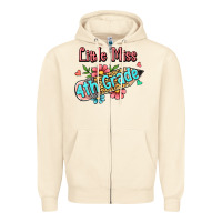 Sandshell little miss fourth grade Zipper Hoodie - RanaPortraitStore