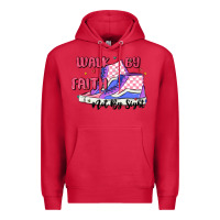 Cardinal walk by faith Premium Hoodie - MaliasSmallBusiness