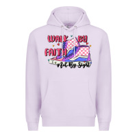 Lilac walk by faith Premium Hoodie - MaliasSmallBusiness