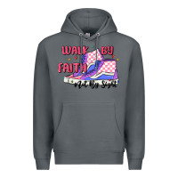 Rock walk by faith Premium Hoodie - MaliasSmallBusiness