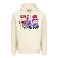 Sandshell walk by faith Premium Hoodie - MaliasSmallBusiness