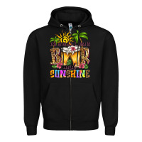Black the only b.s. i need is beer and sunshine Zipper Hoodie - Zillion Design Studio