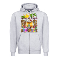 Heather Grey the only b.s. i need is beer and sunshine Zipper Hoodie - Zillion Design Studio