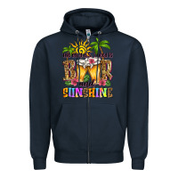 Navy the only b.s. i need is beer and sunshine Zipper Hoodie - Zillion Design Studio