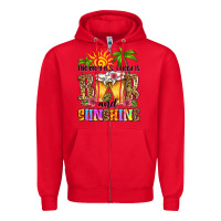 Red the only b.s. i need is beer and sunshine Zipper Hoodie - Zillion Design Studio
