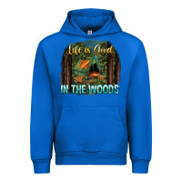 Cobalt life is good in the woods Urban Hoodie - NancyCooperArtShop
