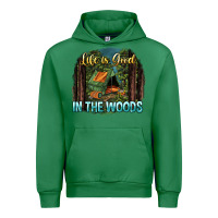 Emerald life is good in the woods Urban Hoodie - NancyCooperArtShop