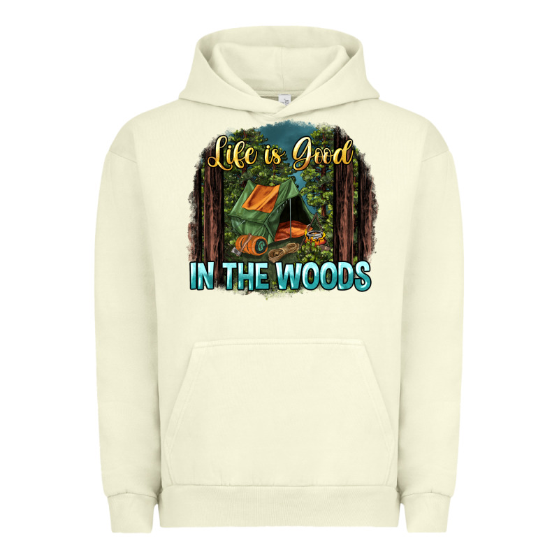 Life Is Good In The Woods Urban Hoodie by NancyCooperArtShop | Teevron