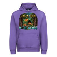 Tulip life is good in the woods Urban Hoodie - NancyCooperArtShop