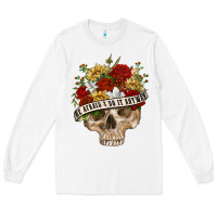 White Be Afraid&Do It Anyway Long Sleeve Tee - RanaPortraitStore
