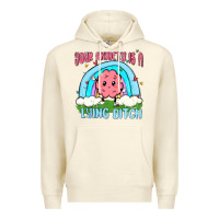 Sandshell your anxiety is a lying bitch Premium Hoodie - MaliasSmallBusiness