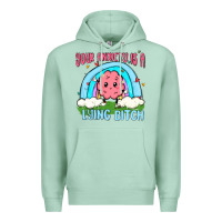 Seafoam your anxiety is a lying bitch Premium Hoodie - MaliasSmallBusiness