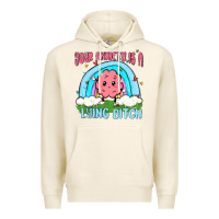 Tofu your anxiety is a lying bitch Premium Hoodie - MaliasSmallBusiness