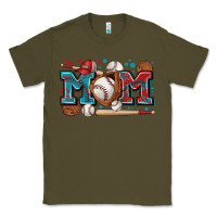 Army Green mom baseball Classic Tee - Zillion Design Studio