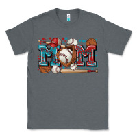 Charcoal Heather mom baseball Classic Tee - Zillion Design Studio