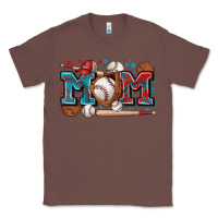 Chestnut mom baseball Classic Tee - Zillion Design Studio