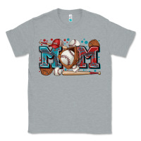 Heather Grey mom baseball Classic Tee - Zillion Design Studio