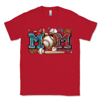 Red mom baseball Classic Tee - Zillion Design Studio